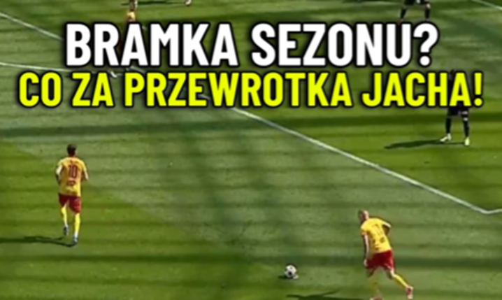 Cudowny GOL PRZEWROTKĄ Jacha w 1. Lidze [VIDEO]